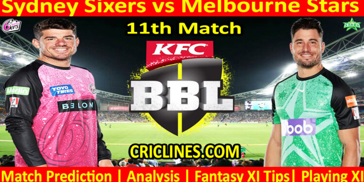 SYS vs MLS-Today Match Prediction-Dream11-BBL T20 2025-26-11th Match-Who Will Win