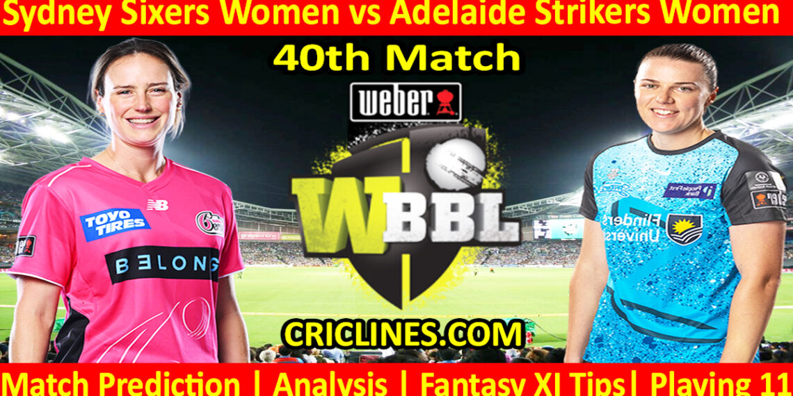 SYSW vs ADSW-Today Match Prediction-WBBL T20 2025-40th Match-Who Will Win