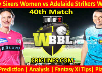 SYSW vs ADSW-Today Match Prediction-WBBL T20 2025-40th Match-Who Will Win