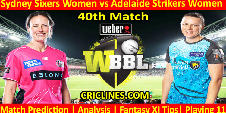 SYSW vs ADSW-Today Match Prediction-WBBL T20 2025-40th Match-Who Will Win