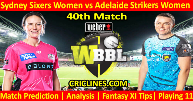 SYSW vs ADSW-Today Match Prediction-WBBL T20 2025-40th Match-Who Will Win