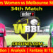 SYSW vs MLSW-Today Match Prediction-WBBL T20 2025-34th Match-Who Will Win