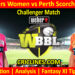 SYSW vs PRSW-Today Match Prediction-WBBL T20 2025-Challenger Match-Who Will Win
