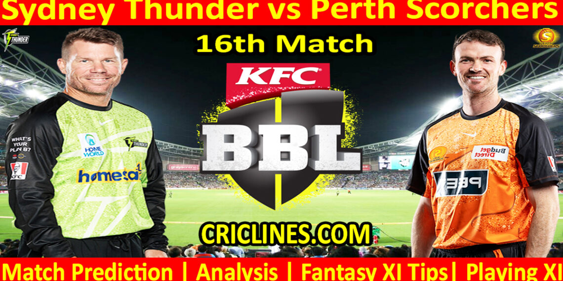 SYT vs PRS-Today Match Prediction-Dream11-BBL T20 2025-26-16th Match-Who Will Win