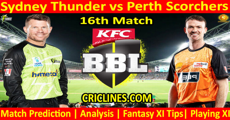 SYT vs PRS-Today Match Prediction-Dream11-BBL T20 2025-26-16th Match-Who Will Win