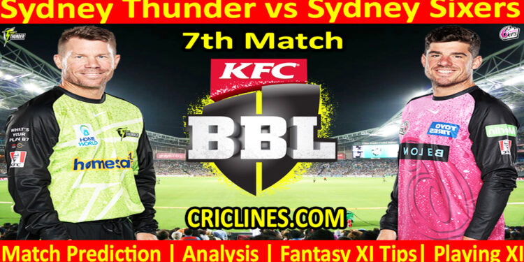 SYT vs SYS-Today Match Prediction-Dream11-BBL T20 2025-26-7th Match-Who Will Win