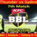 SYT vs SYS-Today Match Prediction-Dream11-BBL T20 2025-26-7th Match-Who Will Win