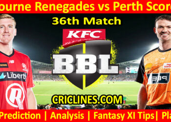 MLR vs PRS-Today Match Prediction-Dream11-BBL T20 2025-26-36th Match-Who Will Win
