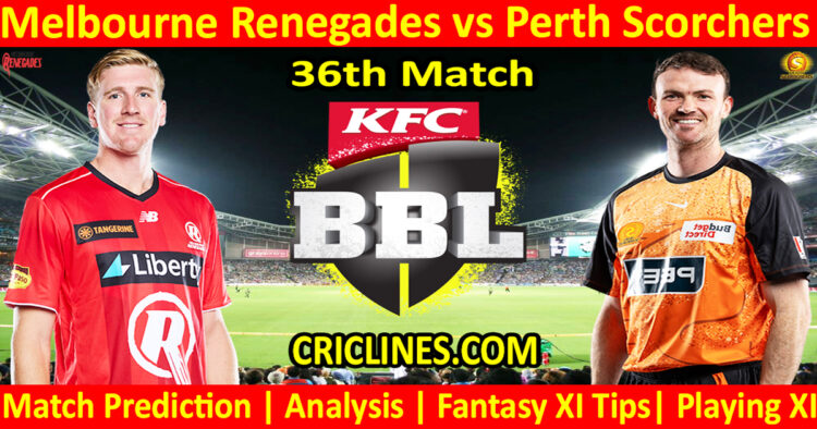 MLR vs PRS-Today Match Prediction-Dream11-BBL T20 2025-26-36th Match-Who Will Win