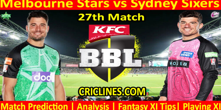 MLS vs SYS-Today Match Prediction-Dream11-BBL T20 2025-26-27th Match-Who Will Win