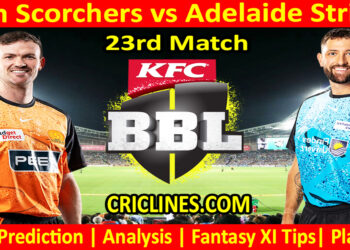 PRS vs ADS-Today Match Prediction-Dream11-BBL T20 2025-26-23rd Match-Who Will Win