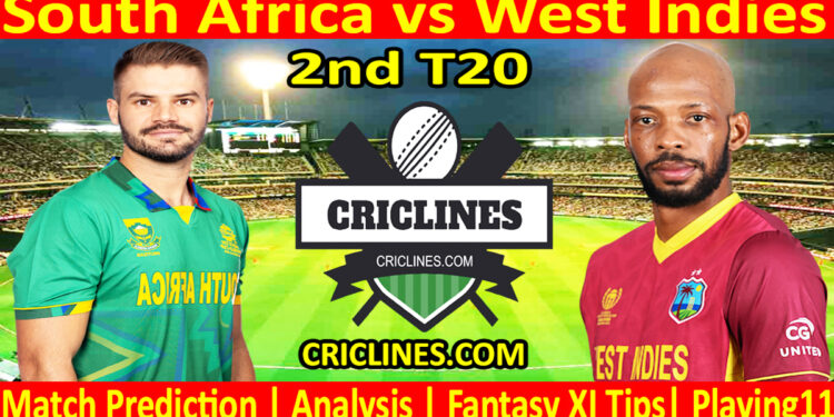 SA vs WI-Today Match Prediction-Dream11-2nd T20 Match-2026-Who Will Win