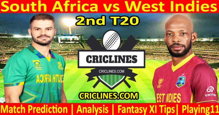 SA vs WI-Today Match Prediction-Dream11-2nd T20 Match-2026-Who Will Win