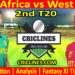 SA vs WI-Today Match Prediction-Dream11-2nd T20 Match-2026-Who Will Win