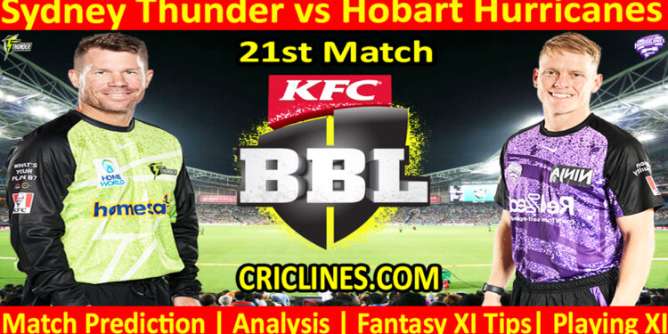 SYT vs HBH-Today Match Prediction-Dream11-BBL T20 2025-26-21st Match-Who Will Win