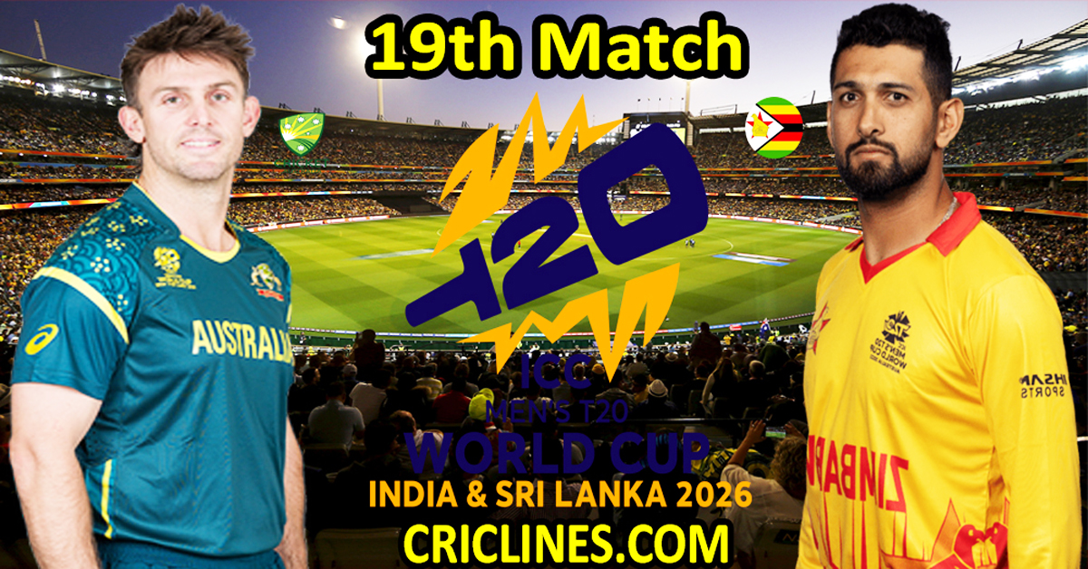 Australia vs Zimbabwe-Today Match Prediction-Dream11-ICC T20 World Cup 2026-19th Match-Who Will Win