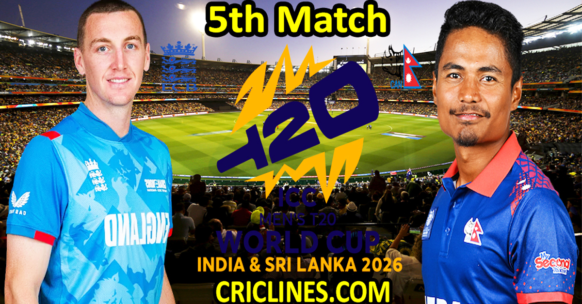 England vs Nepal-Today Match Prediction-Dream11-ICC T20 World Cup 2026-5th Match-Who Will Win