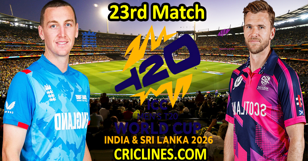 England vs Scotland-Today Match Prediction-Dream11-ICC T20 World Cup 2026-23rd Match-Who Will Win