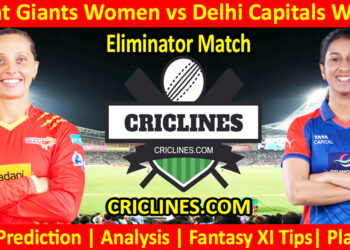 GGW vs DCW-Today Match Prediction-WPL T20 2026-Eliminator Match-Dream11-Who Will Win