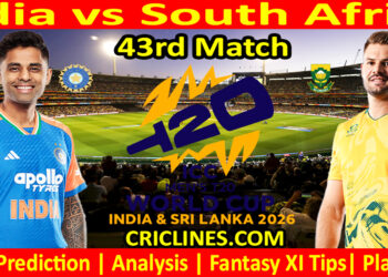 IND vs SA-Today Match Prediction-Dream11-ICC T20 World Cup 2026-43rd Match-Who Will Win