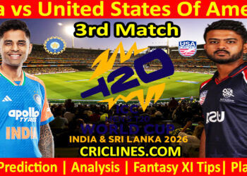 IND vs USA-Today Match Prediction-Dream11-ICC T20 World Cup 2026-3rd Match-Who Will Win