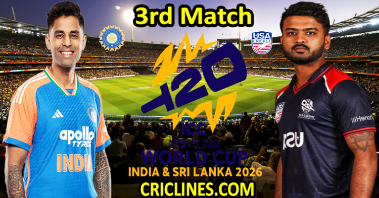 India vs United States Of America-Today Match Prediction-Dream11-ICC T20 World Cup 2026-3rd Match-Who Will Win