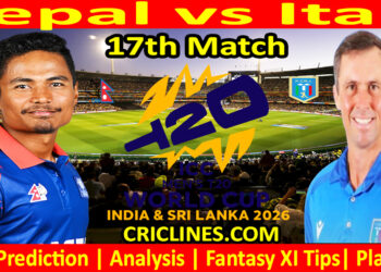 NEP vs ITA-Today Match Prediction-Dream11-ICC T20 World Cup 2026-17th Match-Who Will Win