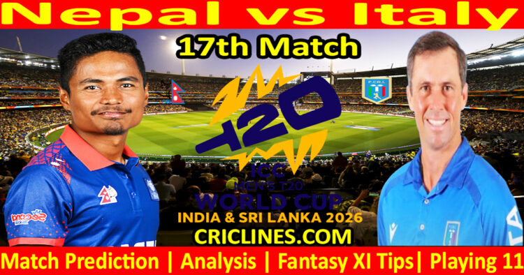 NEP vs ITA-Today Match Prediction-Dream11-ICC T20 World Cup 2026-17th Match-Who Will Win