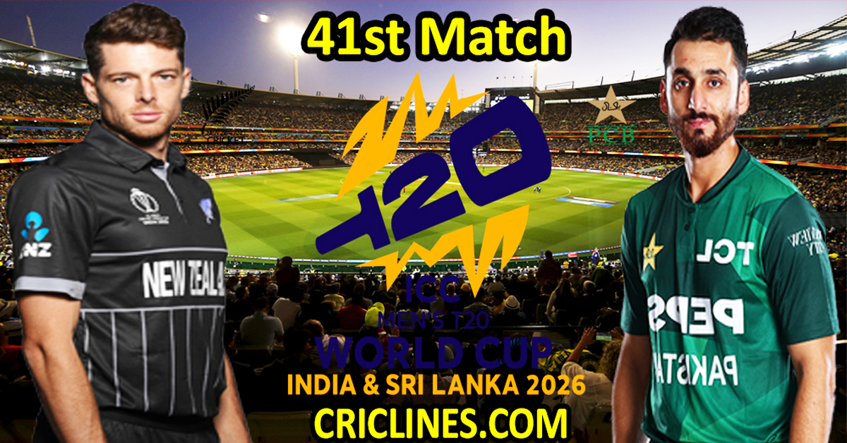 New Zealand vs Pakistan-Today Match Prediction-Dream11-ICC T20 World Cup 2026-41st Match-Who Will Win