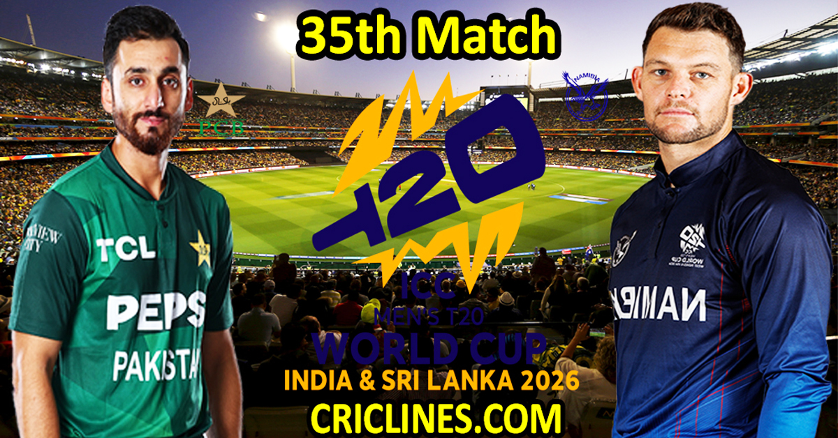 Pakistan vs Namibia-Today Match Prediction-Dream11-ICC T20 World Cup 2026-35th Match-Who Will Win