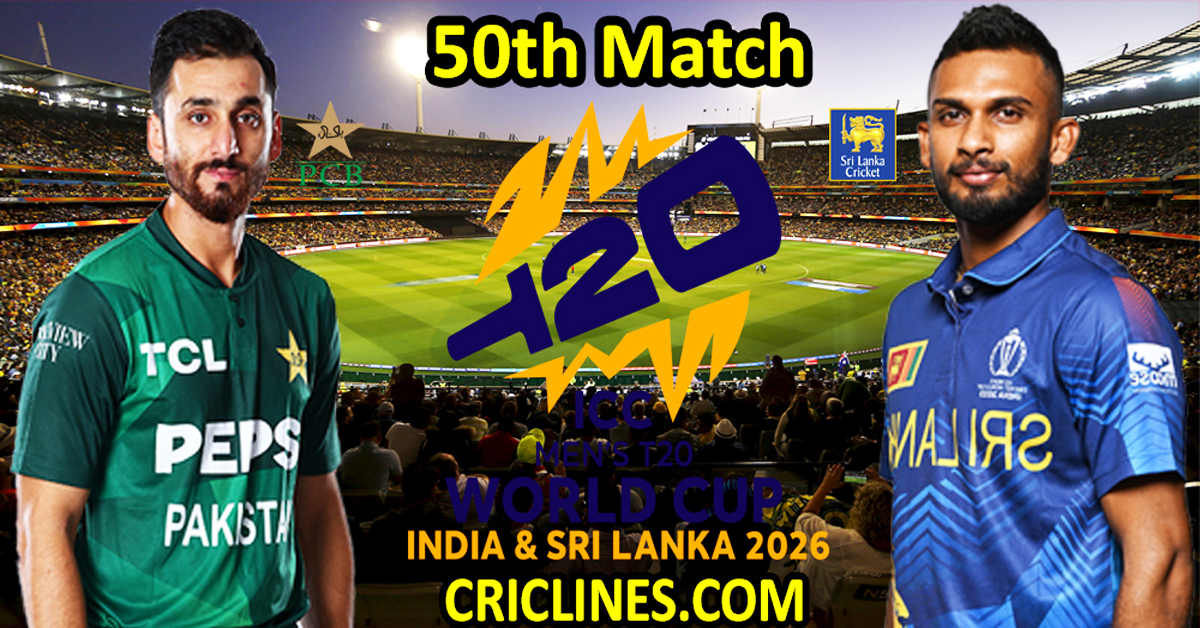Pakistan vs Sri Lanka-Today Match Prediction-Dream11-ICC T20 World Cup 2026-50th Match-Who Will Win