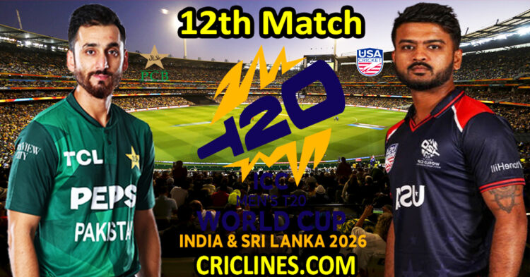 Pakistan vs United States Of America-Today Match Prediction-Dream11-ICC T20 World Cup 2026-12th Match-Who Will Win