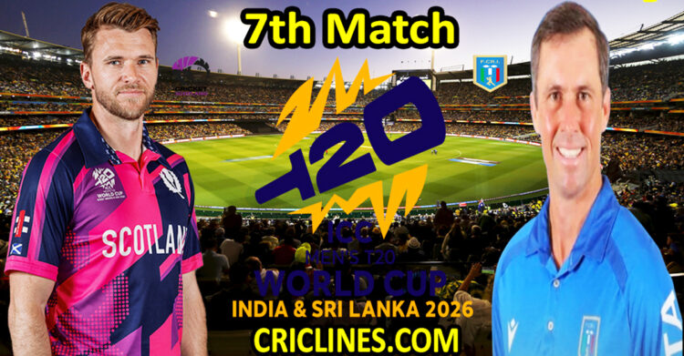 Scotland vs Italy-Today Match Prediction-Dream11-ICC T20 World Cup 2026-7th Match-Who Will Win
