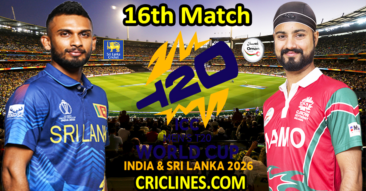 Sri Lanka vs Oman-Today Match Prediction-Dream11-ICC T20 World Cup 2026-16th Match-Who Will Win