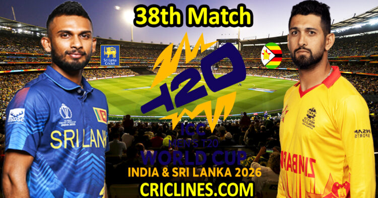 Sri Lanka vs Zimbabwe-Today Match Prediction-Dream11-ICC T20 World Cup 2026-38th Match-Who Will Win