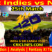 WI vs NEP-Today Match Prediction-Dream11-ICC T20 World Cup 2026-25th Match-Who Will Win