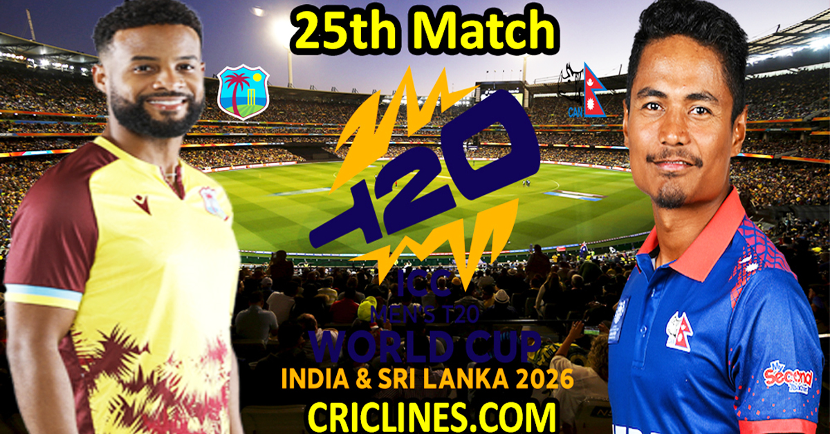 West Indies vs Nepal-Today Match Prediction-Dream11-ICC T20 World Cup 2026-25th Match-Who Will Win