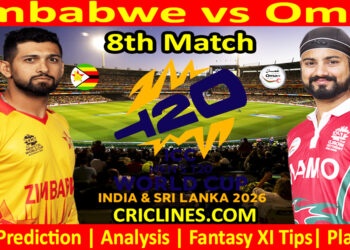 ZIM vs OMN-Today Match Prediction-Dream11-ICC T20 World Cup 2026-8th Match-Who Will Win