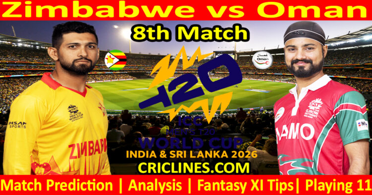 ZIM vs OMN-Today Match Prediction-Dream11-ICC T20 World Cup 2026-8th Match-Who Will Win