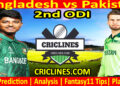 BAN vs PAK-Today Match Prediction-2nd ODI-2026-Who Will Win