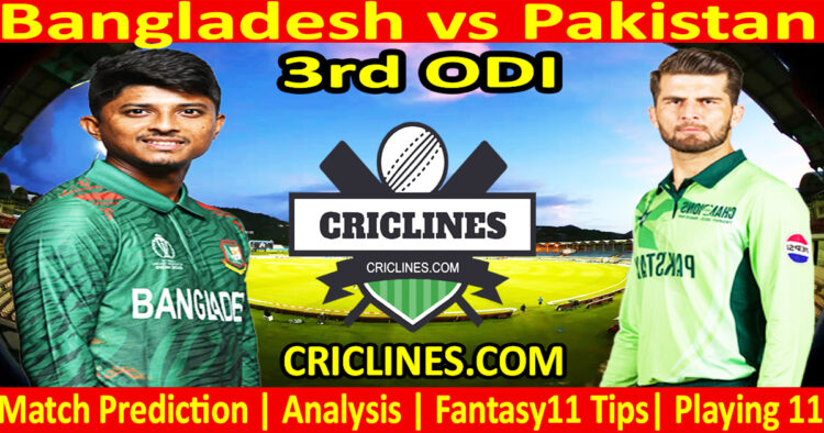 BAN vs PAK-Today Match Prediction-3rd ODI-2026-Who Will Win