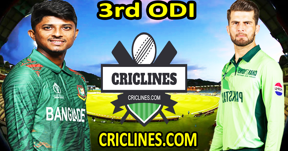Bangladesh vs Pakistan-Today Match Prediction-3rd ODI-2026-Who Will Win