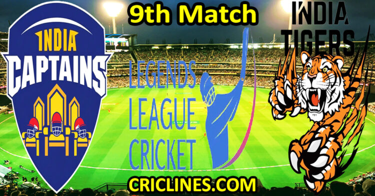 India Captains vs India Tigers-Today Match Prediction-Dream11-Legend League 2026-LLC T20-9th Match-Who Will Win