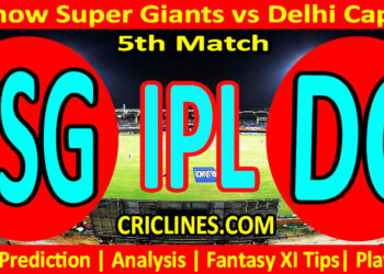 LSG vs DC-Today Match Prediction-IPL Match Today 2026-5th Match-Venue Details-Dream11-Toss Update-Who Will Win