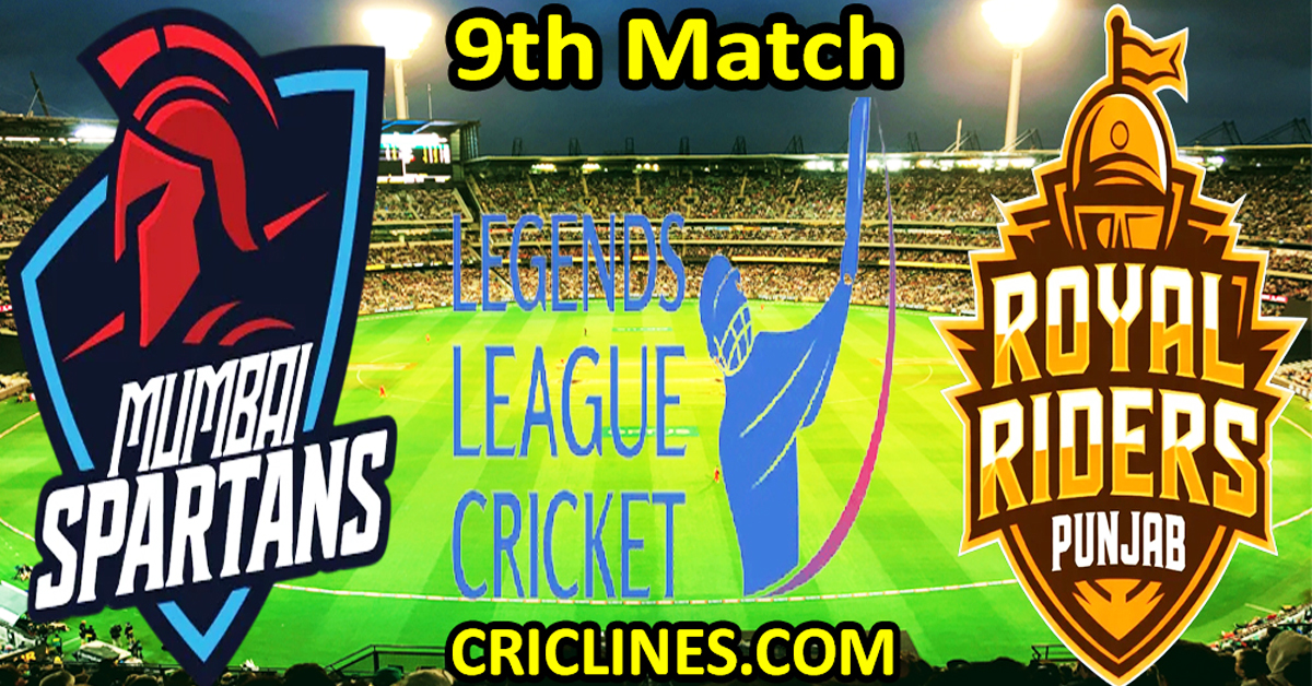Mumbai Spartans vs Royal Riders Punjab-Today Match Prediction-Dream11-Legend League 2026-LLC T20-9th Match-Who Will Win