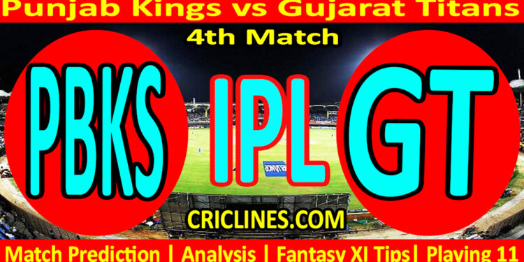 PBKS vs GT-Today Match Prediction-IPL Match Today 2026-4th Match-Venue Details-Dream11-Toss Update-Who Will Win