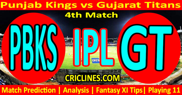 PBKS vs GT-Today Match Prediction-IPL Match Today 2026-4th Match-Venue Details-Dream11-Toss Update-Who Will Win