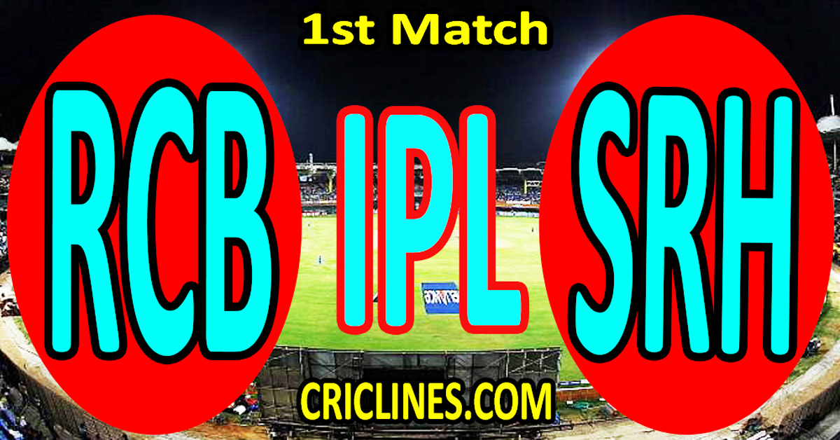 Royal Challengers Bengaluru vs Sunrisers Hyderabad-Today Match Prediction-IPL Match Today 2026-1st Match-Venue Details-Dream11-Toss Update-Who Will Win