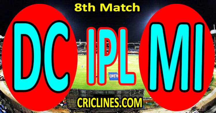 Delhi Capitals vs Mumbai Indians-Today Match Prediction-IPL Match Today 2026-8th Match-Venue Details-Dream11-Toss Update-Who Will Win