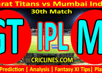 GT vs MI-Today Match Prediction-IPL Match Today 2026-30th Match-Venue Details-Dream11-Toss Update-Who Will Win